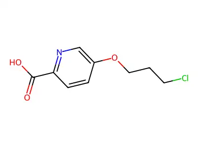 Picolinic acid, 5-(3-chloropropoxy)- structure