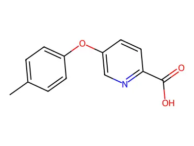 Picolinic acid, 5-(p-tolyloxy)- structure