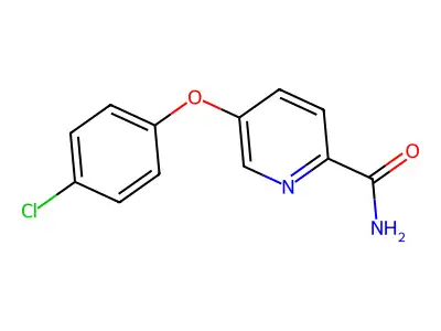 Picolinamide, 5-(p-chlorophenoxy)- structure