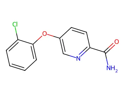 Picolinamide, 5-(o-chlorophenoxy)- structure