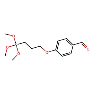 3-(4-Formylphenoxy)propyltrimethoxysilane structure