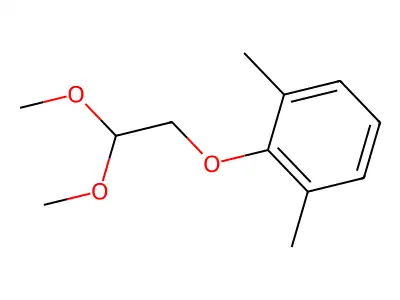 Benzene, 2-(2,2-dimethoxyethoxy)-1,3-dimethyl- structure
