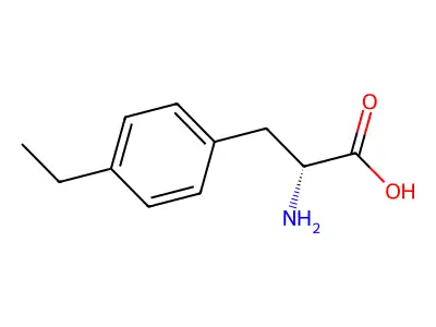 2-amino-3-(4-ethylphenyl)propanoic Acid structure