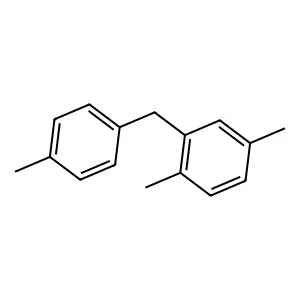 1,4-Dimethyl-2-[(4-methylphenyl)methyl]benzene structure