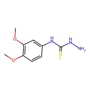 3-Amino-1-(3,4-dimethoxyphenyl)thiourea structure