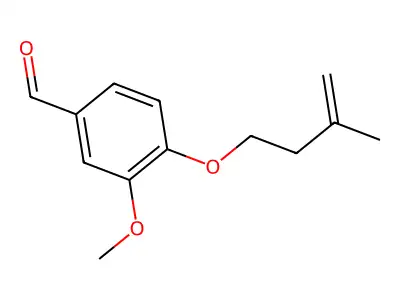 3-Methoxy-4-(3-methylbut-3-enoxy)benzaldehyde structure