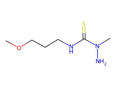3-Amino-1-(3-methoxypropyl)-3-methylthiourea structure