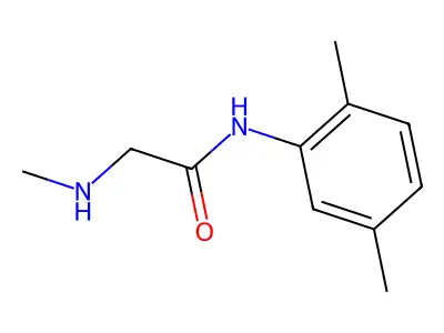 N-(2,5-二甲基苯基)-2-(甲氨基)乙酰胺 structure