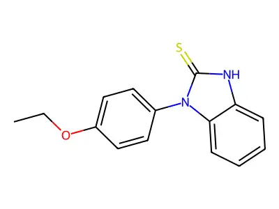 1-(4-ethoxyphenyl)-1H-1,3-benzodiazole-2-thiol structure