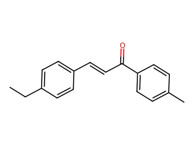 3-(4-Ethylphenyl)-1-(p-tolyl)prop-2-en-1-one structure