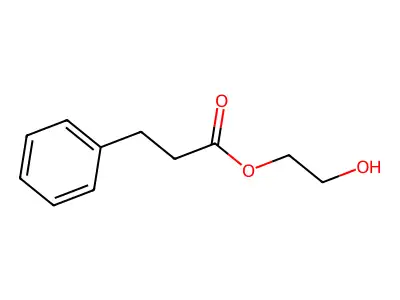 2-Hydroxyethyl 3-phenylpropionate structure