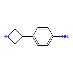 Azetidine, 3-(p-aminophenyl)- structure