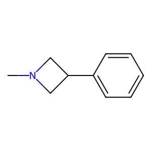 1-Methyl-3-phenylazetidine structure