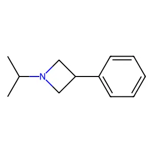 Azetidine, 1-isopropyl-3-phenyl- structure