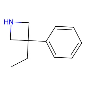 Azetidine, 3-ethyl-3-phenyl- structure