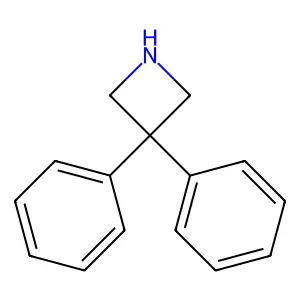 Azetidine, 3,3-diphenyl- structure