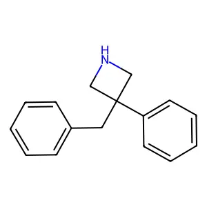 Azetidine, 3-benzyl-3-phenyl- structure