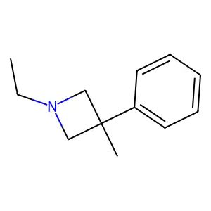 Azetidine, 1-ethyl-3-methyl-3-phenyl- structure