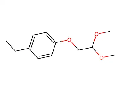Benzene, 1-(2,2-dimethoxyethoxy)-4-ethyl- structure