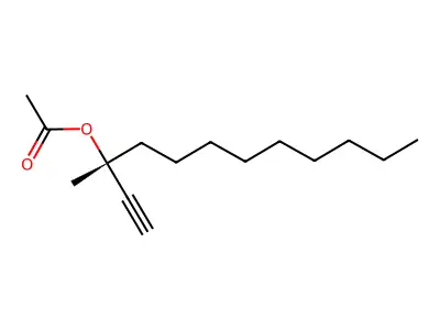 1-Dodecyn-3-ol, 3-methyl-, 3-acetate structure