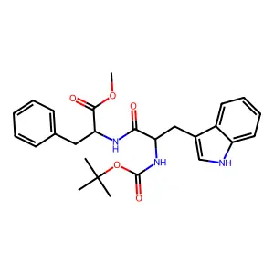 Boc-trp-phe-ome structure