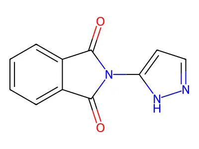 2-(1H-Pyrazol-3-yl)-1H-isoindole-1,3(2H)-dione structure