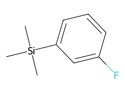 (3-Fluorophenyl)trimethylsilane structure