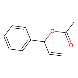 Benzenemethanol, alpha-ethenyl-, 1-acetate structure