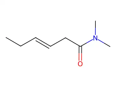 Hex-3-enoic acid, dimethylamide structure
