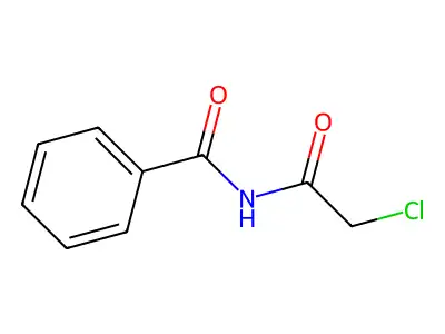 N-(2-chloroacetyl)benzamide structure