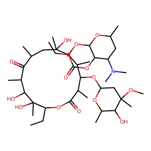 红霉素碳酸乙酯 structure