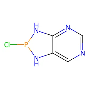 2-Chloro-2,3-dihydro-1H-(1,3,2)diazaphospholo(4,5-d)pyrimidine structure
