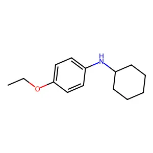 N-Cyclohexyl-p-ethoxyaniline structure