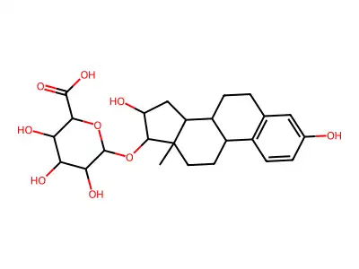Estriol-17-glucuronide structure