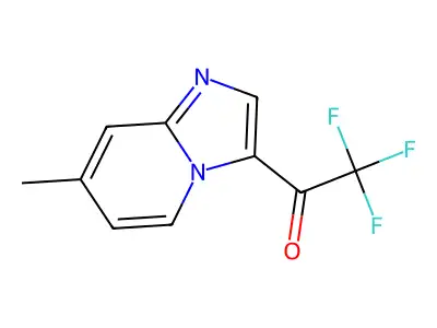Ethanone,2,2,2-trifluoro-1-(7-methylimidazo[1,2-a]pyridin-3-yl)- structure