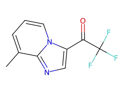 Ethanone,2,2,2-trifluoro-1-(8-methylimidazo[1,2-a]pyridin-3-yl)- structure