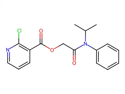 [Phenyl(propan-2-yl)carbamoyl]methyl 2-chloropyridine-3-carboxylate structure