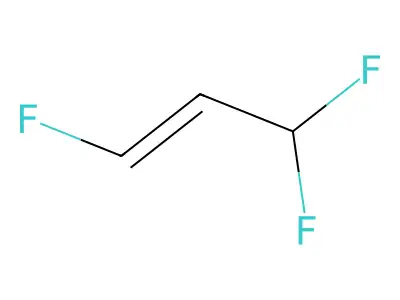1,3,3-Trifluoroprop-1-ene structure