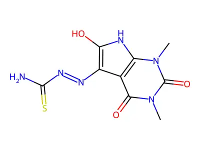 [(1,3-dimethyl-2,4,6-trioxopyrrolo[2,3-d]pyrimidin-5-yl)amin structure