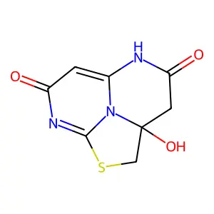 2a-hydroxy-2a,3-dihydro-2H,5H-1-thia-5,8,8b-triaza-acenaphth structure