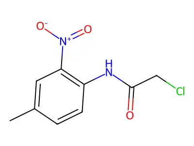 2-chloro-N-(4-methyl-2-nitrophenyl)acetamide structure