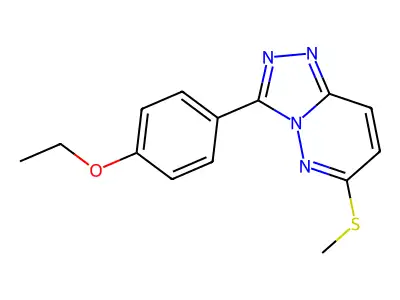 3-(4-Ethoxyphenyl)-6-(methylthio)-[1,2,4]triazolo[4,3-b]pyridazine structure