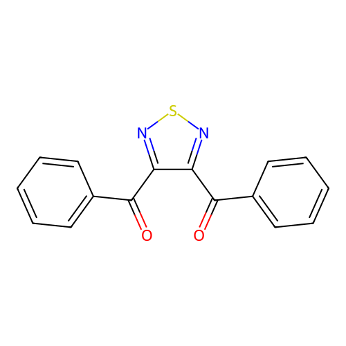 (4-Benzoyl-1,2,5-thiadiazol-3-yl)(phenyl)methanone structure