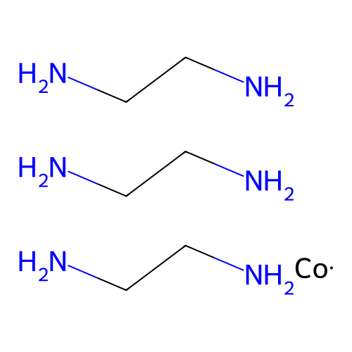 Cobalt;tris(ethane-1,2-diamine) structure