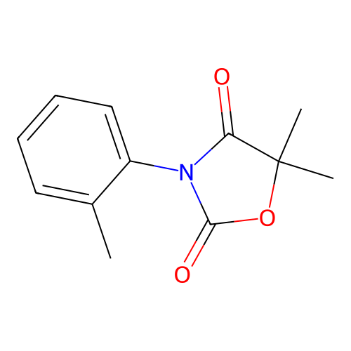 5,5-Dimethyl-3-(2-methylphenyl)-2,4-oxazolidinedione structure