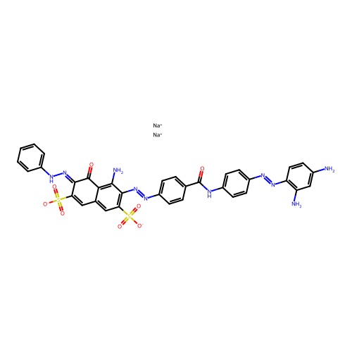 DIRECT BLACK 166 structure