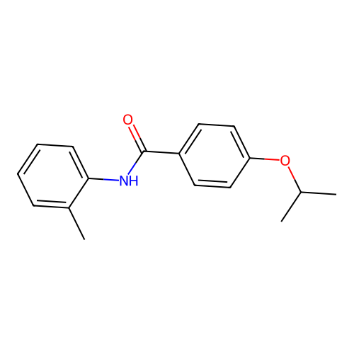 4-isopropoxy-N-(2-methylphenyl)benzamide structure