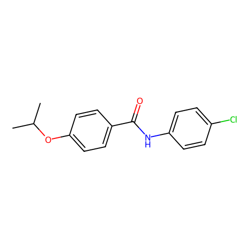 N-(4-chlorophenyl)-4-isopropoxybenzamide structure