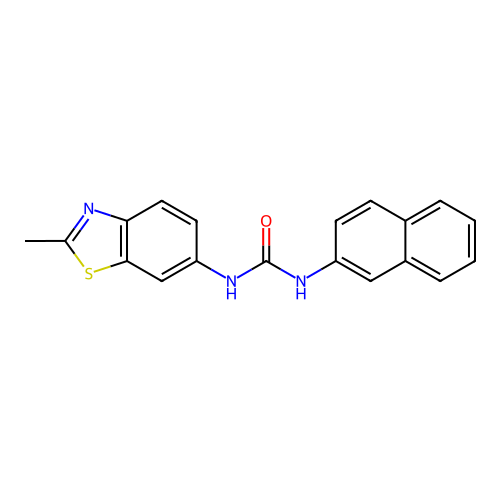 N-(2-methyl-1,3-benzothiazol-6-yl)-N'-(2-naphthyl)urea structure