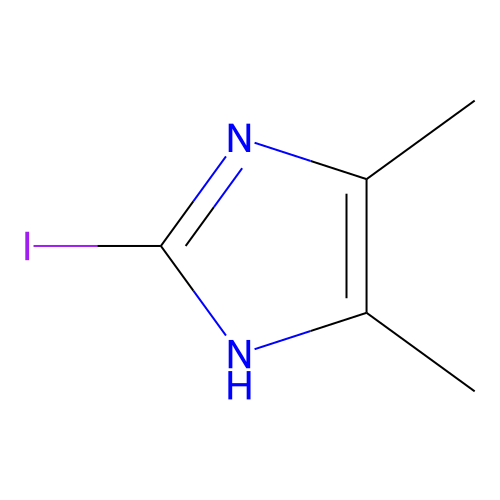 2-Iodo-4,5-dimethyl-1H-imidazole structure